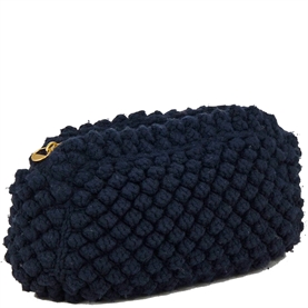 Aiayu Linn Clutch, Black Blue